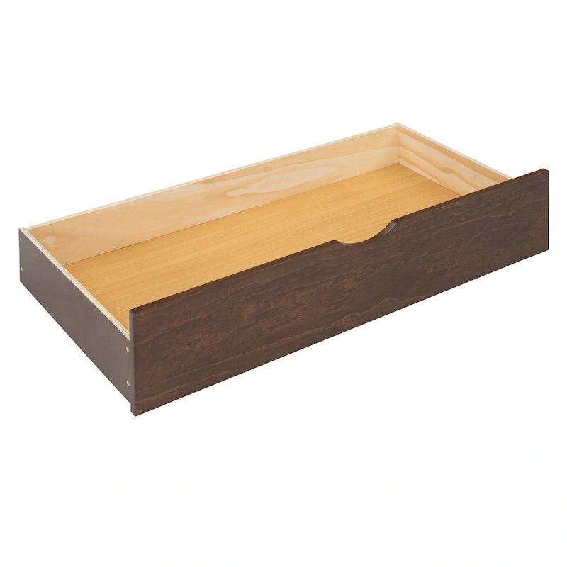 Lit plate-forme queen avec lit gigogne et tiroirs de rangement