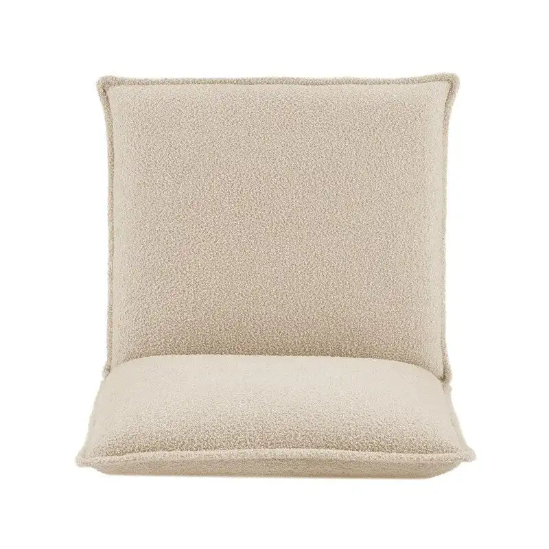 Pillow-Style Accent Chair with Metal Wire Base – Flanged Edge, 6 Fabric Options