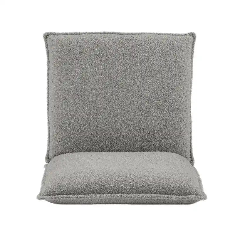 Pillow-Style Accent Chair with Metal Wire Base – Flanged Edge, 6 Fabric Options