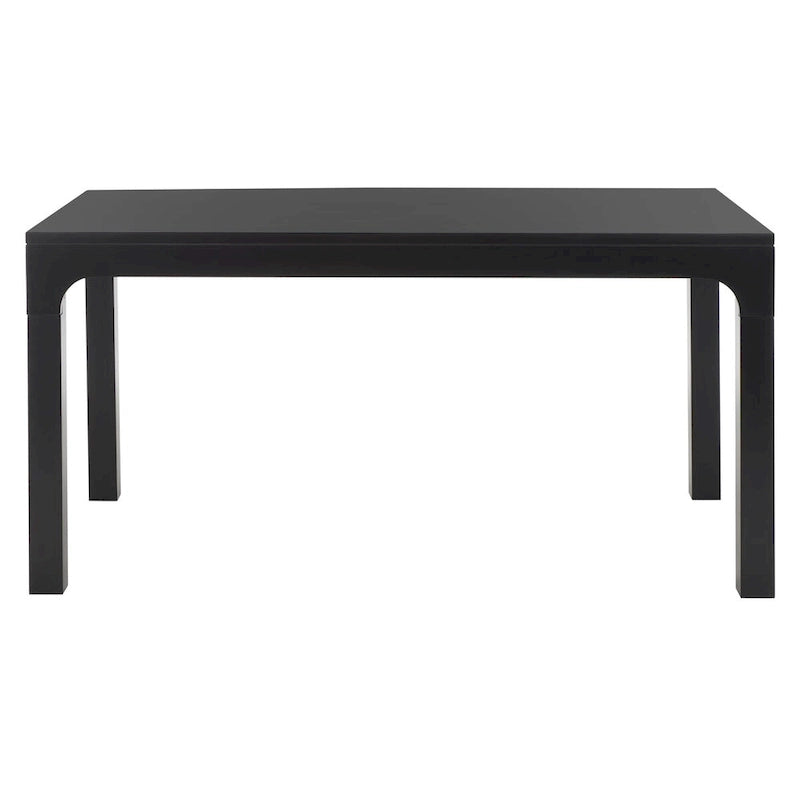 Table à manger rectangulaire de 152 cm – Base arquée, pour jusqu'à 8 personnes, 3 finitions
