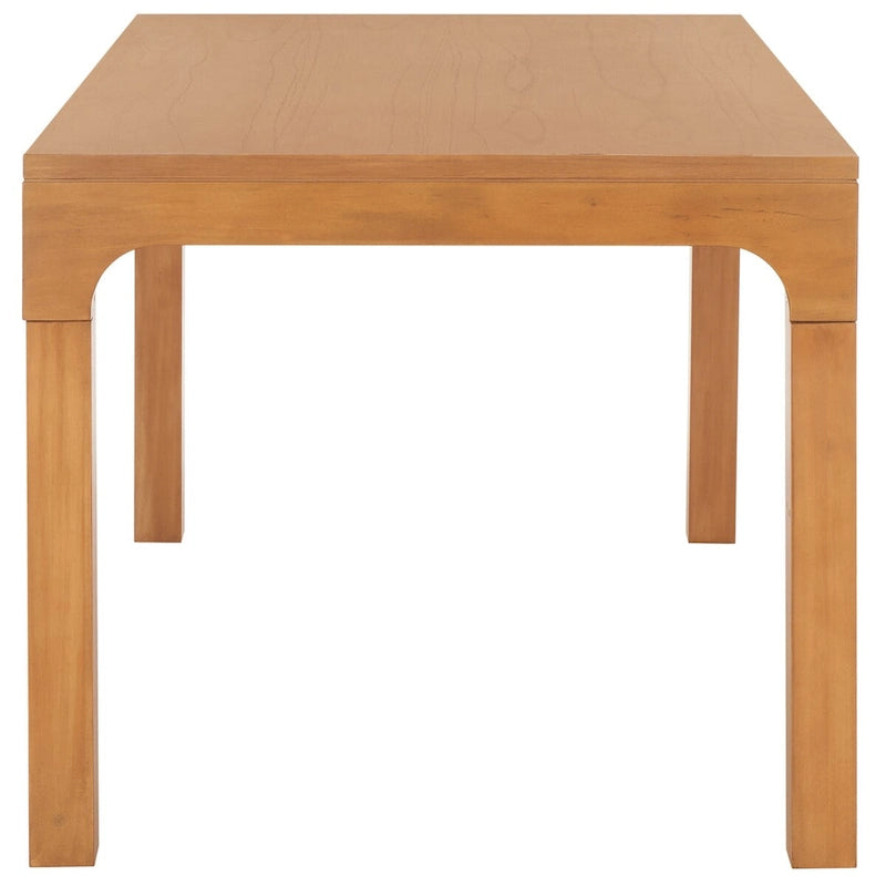 Table à manger rectangulaire de 152 cm – Base arquée, pour jusqu'à 8 personnes, 3 finitions