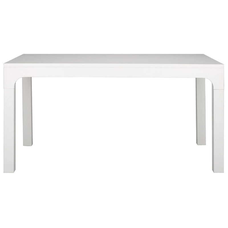 Table à manger rectangulaire de 152 cm – Base arquée, pour jusqu'à 8 personnes, 3 finitions