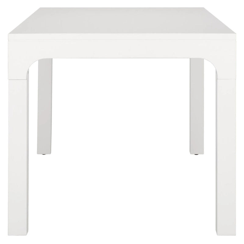 Table à manger rectangulaire de 152 cm – Base arquée, pour jusqu'à 8 personnes, 3 finitions